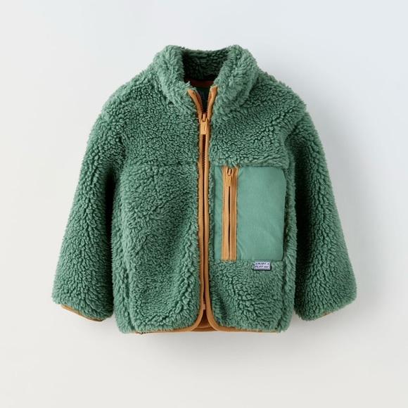 ZARA BOYS FLEECE JACKET - Picture 2 of 5